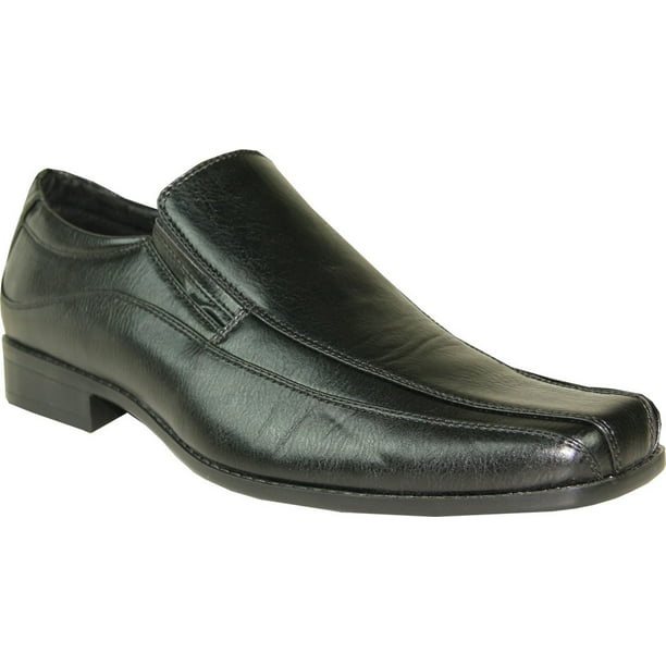 New Mens Faux Leather Tan Black Bike Toe Formal Horsebit Loafer Shoes Size 6 11